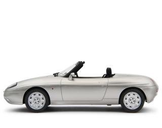 Fiat Barchetta 1995 Grigio Steel Met. Laudoracing 1:18 Resinemodell (Türen, Motorhaube... nicht zu öffnen!)